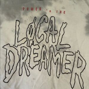 Local Dreamer Women's White Graphic Tee